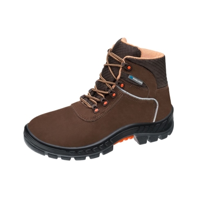 Bota de Segurança Premier Nobuck Marrom N40 Bico de Plástico Marluvas