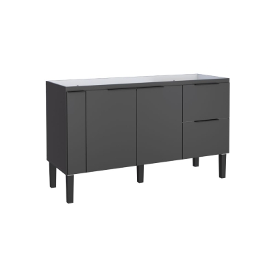 Gabinete Cozinha em Madeira Cisne 144 Cozimax Preto