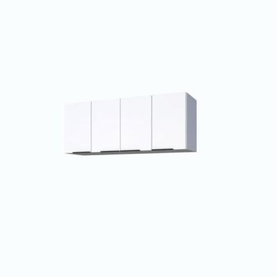 Armário Aéreo de Cozinha 120 Cisne 4 Portas Cozimax Branco