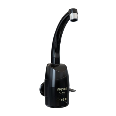 Torneira Elétrica Parede Zagonel Luna 4 Temperaturas Preta 127v