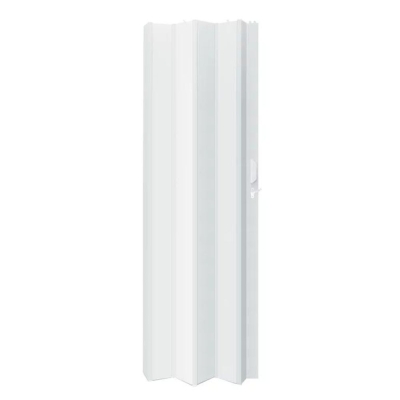 Porta Sanfonada Plástico PVC Branco 2,10X0,60M FORTLEV