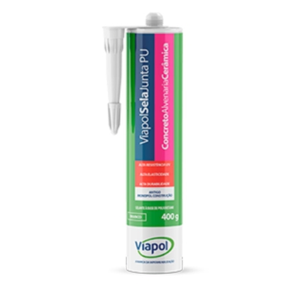 Selante Elastomérico Sela Junta 400g Branco Viapol