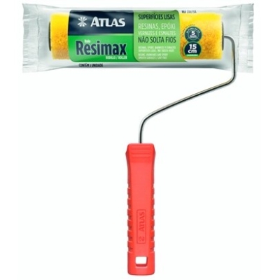 Rolo Resimax 15cm com Cabo Vermelho