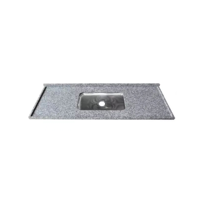 Pia Granito Cozinha C/Cuba Cinza/Selene 150x55 - LEGG